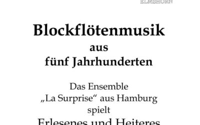 Blockflötenmusik aus fünf Jahrhunderten | 17.05.2014