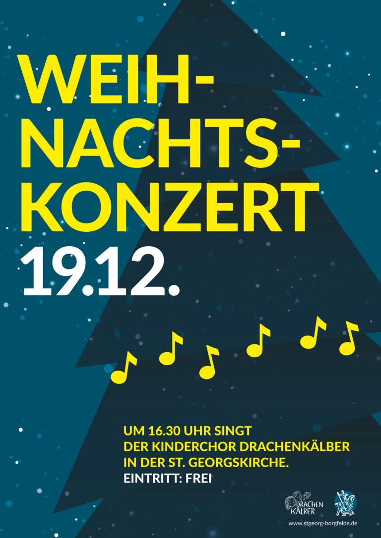 MARTINA-BERGMANN Events Kinderchor 19.12.2015-Weihnachtskonzert-Flyer