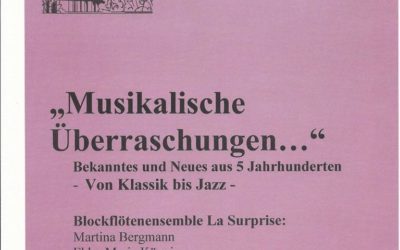 Musikalische Überraschungen | 05.06.2016