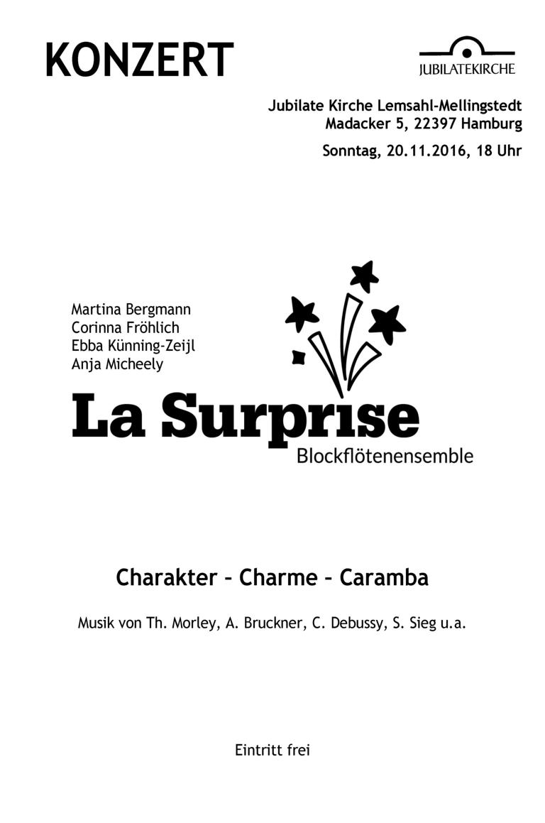 MARTINA-BERGMANN Events Instrumentalistin 20.11.2016-La-Surprise-Charakter-Charme-Caramba-Flyer