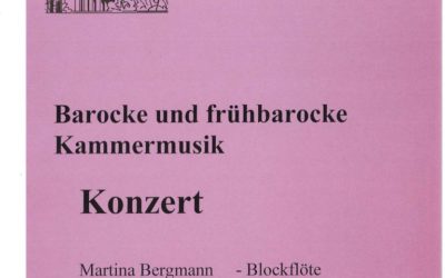 Barocke und frühbarocke Kammermusik | 17.06.2017