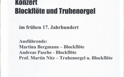 Blockflöte und Truhenorgel | 04.11.2017