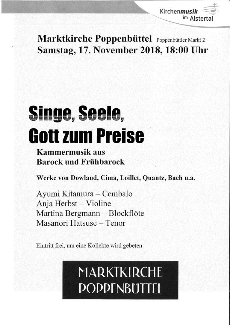 MARTINA-BERGMANN Events Instrumentalistin 17.11.2018-Singe-Seele-Gott-zum-Preise-Flyer