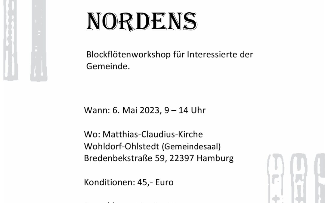 Workshop „Lieder des Nordens“ | 6. Mai 2023