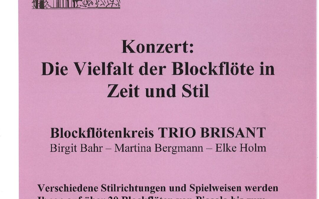 Trio Brisant | 30. November in Poppenbüttel